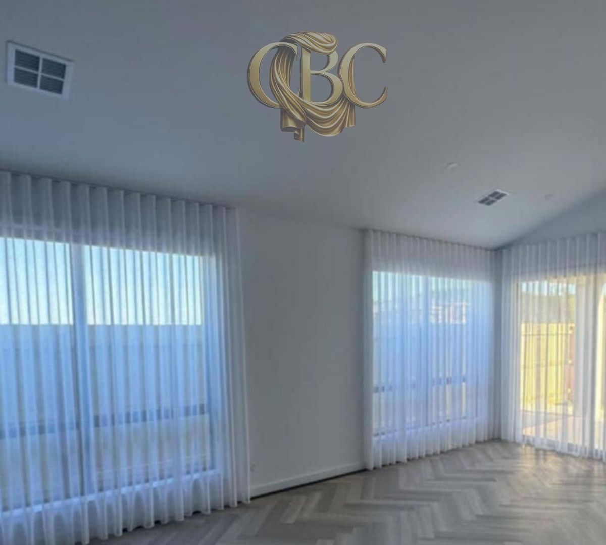 Sheers fitted throughout a brand-new Adelaide build