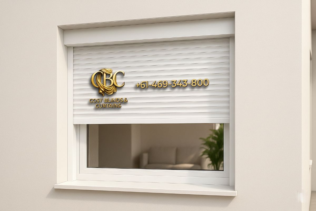 Roller shutter finish option: classic white