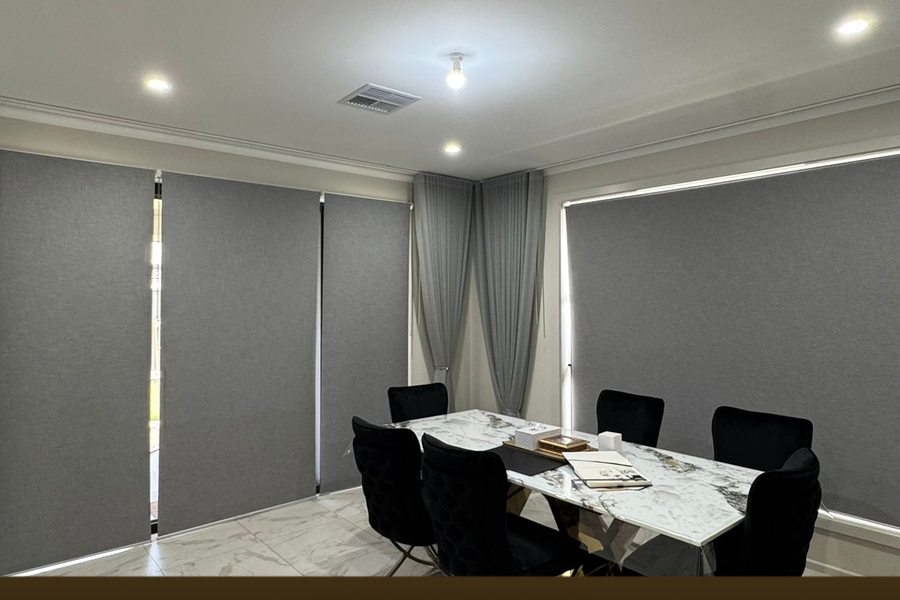 Roller Blinds installed in Adelaide by Cosy Blinds & Curtains