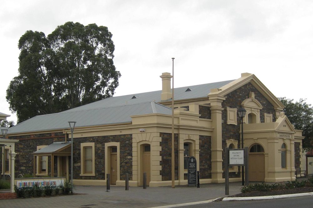 Mitcham Village Institute, Adelaide - Cosy Blinds & Curtains service area
